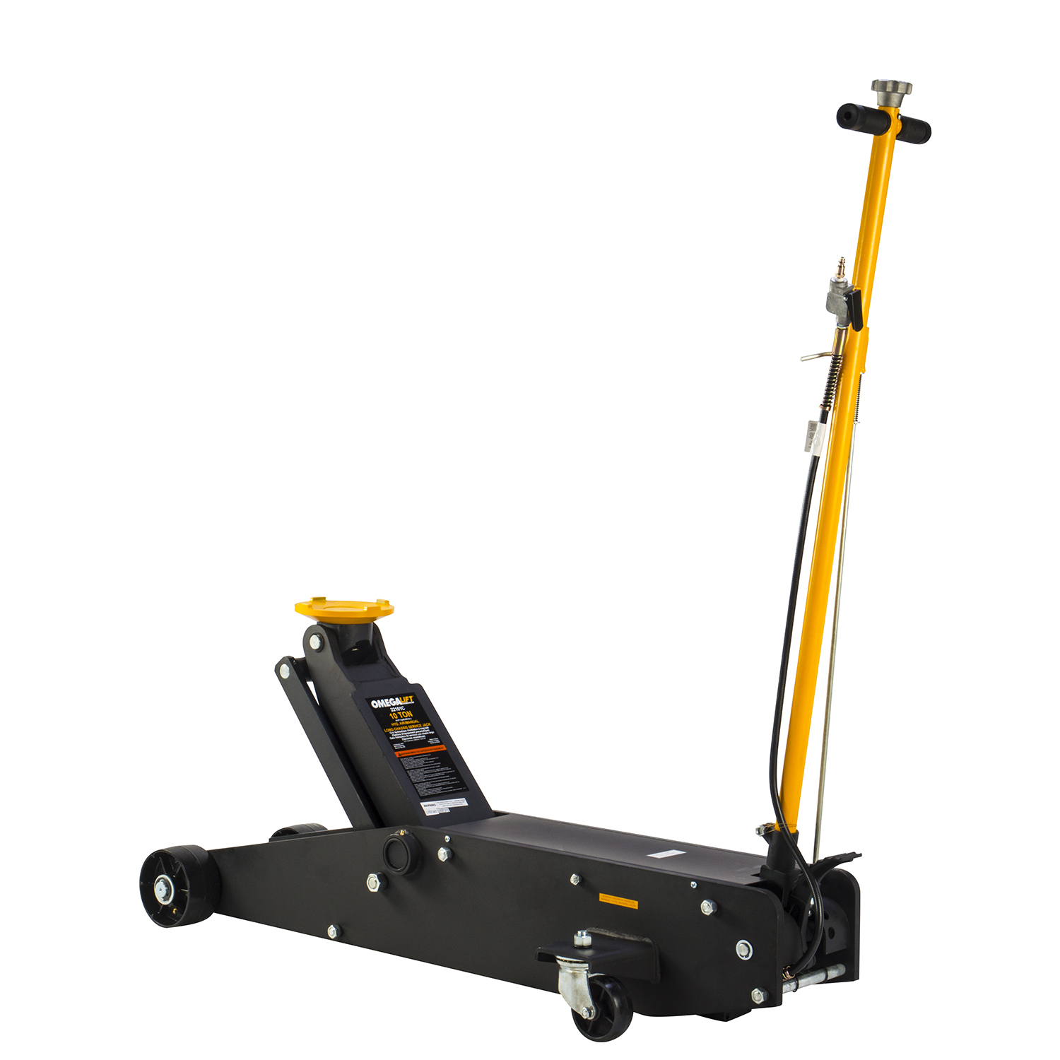 10 TON HYD. AIR/MANUAL LONG CHASSIS SERVICE JACK