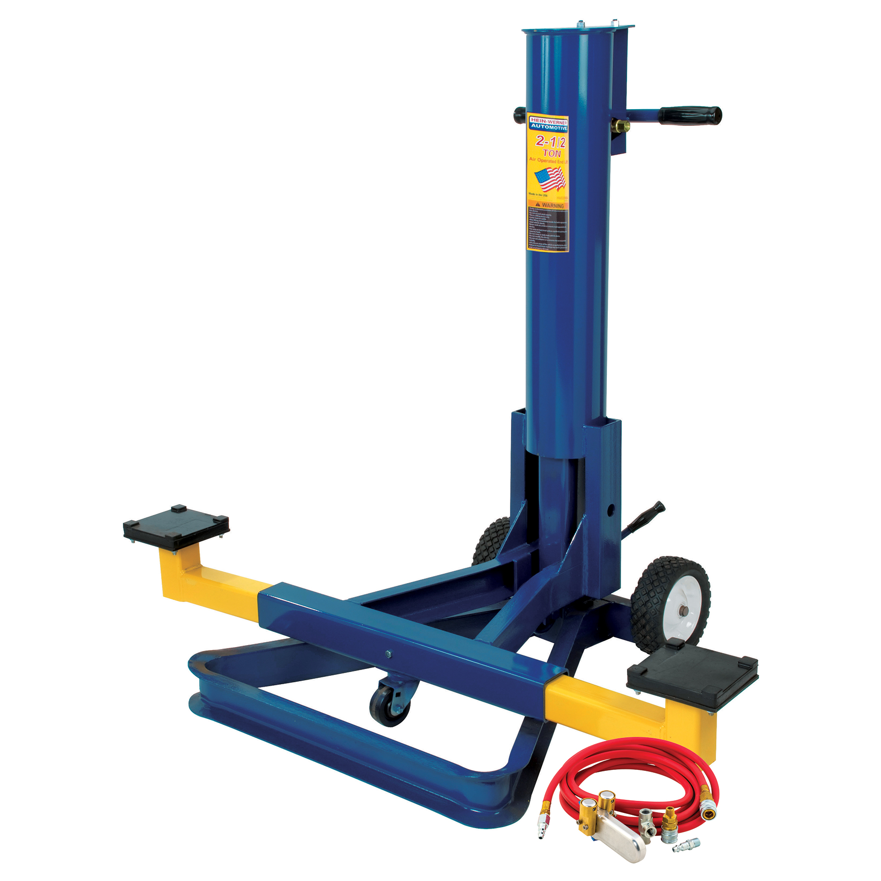 2-1/2 TON AIR OPERATED END LIFT W/REMOTE OPERATION